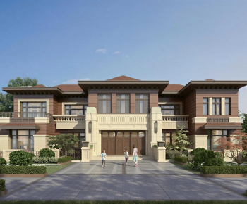 New Chinese Style Detached Villa-ID:327038051