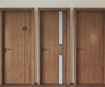 New Chinese Style Entrance Door-ID:744328027