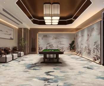 New Chinese Style Billiards Room-ID:631589891