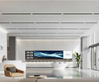 Modern Office Reception Desk-ID:258717061