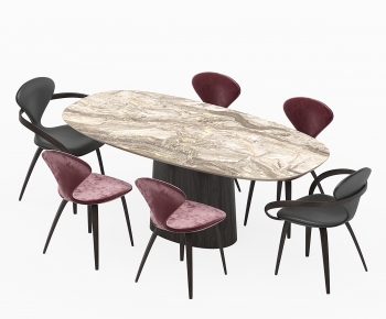 Modern Dining Table And Chairs-ID:219364885