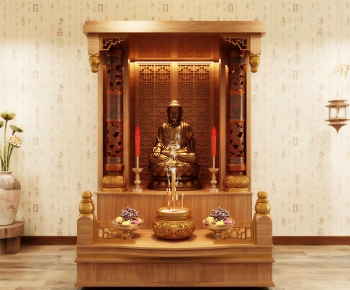 New Chinese Style Buddhist Niche-ID:610659135