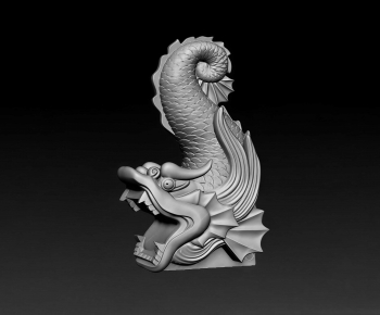 New Chinese Style Building Component-ID:859510904