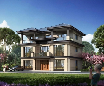 New Chinese Style Detached Villa-ID:237211942