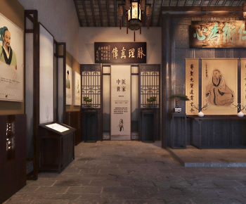 New Chinese Style Exhibition Hall-ID:677304033