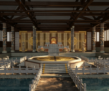 Chinese Style Ancient Architectural Buildings-ID:495531082