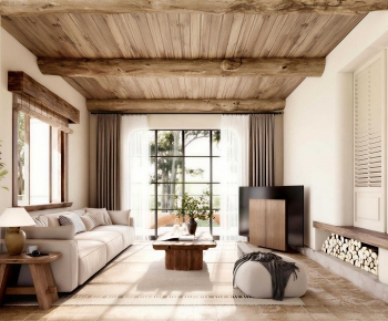 Wabi-sabi Style A Living Room-ID:220928916