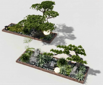 New Chinese Style Plant Landscaping-ID:759301298