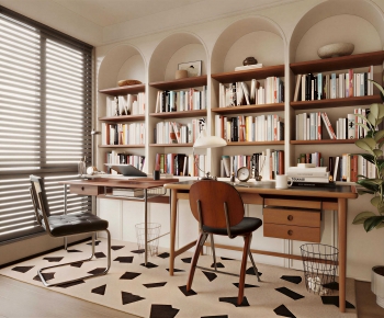 Retro Style Study Space-ID:606714014