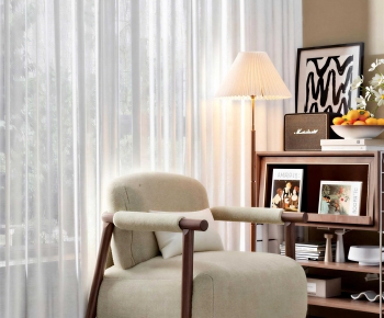 Modern Single Sofa-ID:347542057