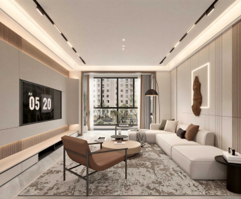 Modern A Living Room-ID:374459038