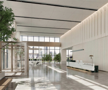 Modern Office Reception Desk-ID:870003948