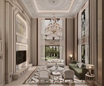European Style A Living Room-ID:222395903