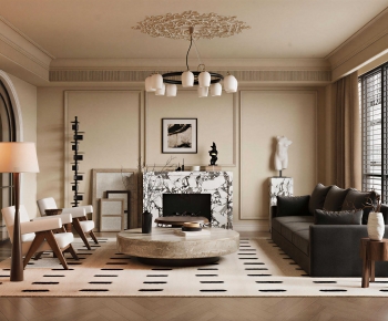 French Style A Living Room-ID:900390164