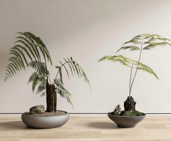New Chinese Style Potted Green Plant-ID:418312071