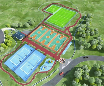 Modern Outdoor Sports Stadium-ID:767606025