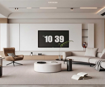 Modern A Living Room-ID:491352085