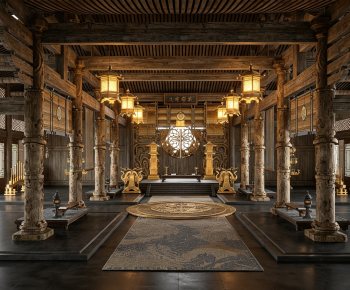 Chinese Style Ancient Architectural Buildings-ID:187978035