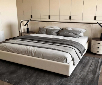 Modern Double Bed-ID:551023962