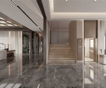 Modern Office Reception Desk-ID:859188081