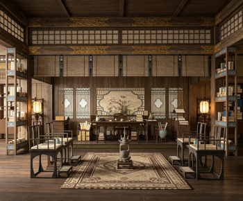 Chinese Style Ancient Architectural Buildings-ID:100219254