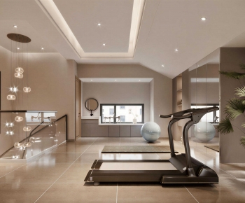 Modern Home Fitness Room-ID:786261083