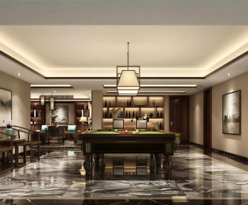 New Chinese Style Billiards Room-ID:117718945