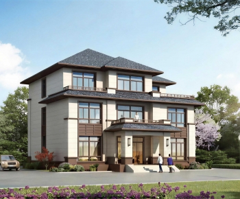 New Chinese Style Detached Villa-ID:474574091