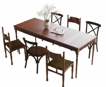 Modern Dining Table And Chairs-ID:820844898