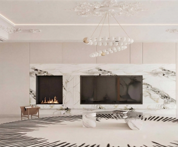 French Style A Living Room-ID:221652981