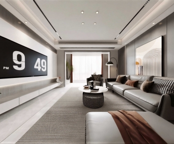 Modern A Living Room-ID:576905971