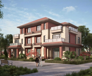 New Chinese Style Double Townhouse-ID:339510469