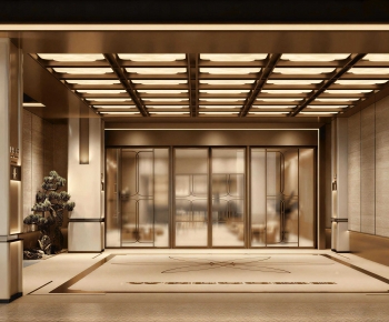 New Chinese Style Lobby Hall-ID:445008998