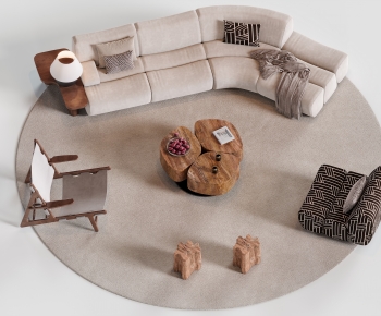 Modern Curved Sofa-ID:379802946