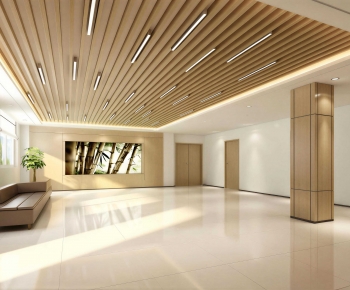 Modern Office Reception Desk-ID:135554086