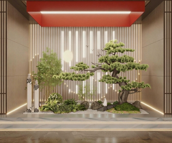 New Chinese Style Plant Landscaping-ID:150707966