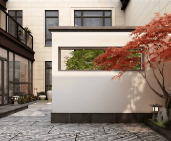 New Chinese Style Courtyard/landscape-ID:452325119