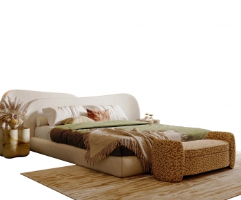 Modern Double Bed-ID:686922076
