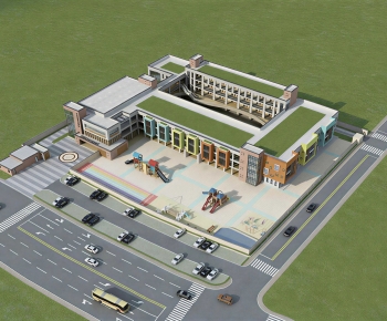 Modern Architectural Bird's-eye View Planning-ID:616769846