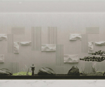 New Chinese Style Plant Landscaping-ID:642865905