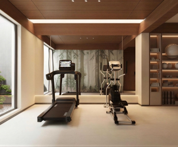 Modern Home Fitness Room-ID:201915039