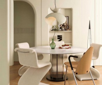 Modern Dining Table And Chairs-ID:529109959