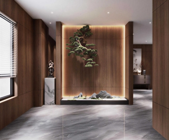 New Chinese Style Hallway-ID:905680791