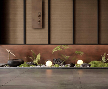 New Chinese Style Plant Landscaping-ID:871562964