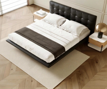 Modern Double Bed-ID:149014953