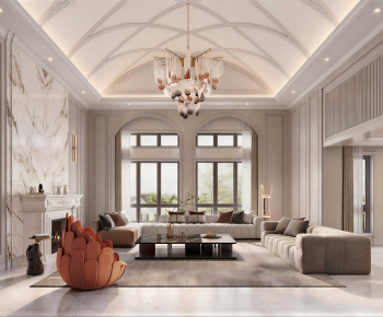 French Style A Living Room-ID:472104072