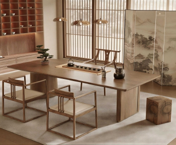 New Chinese Style Tea Tables And Chairs-ID:881340035
