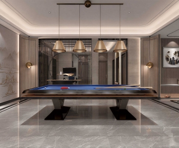 New Chinese Style Billiards Room-ID:329830646