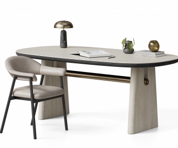 Modern Computer Desk And Chair-ID:949759017