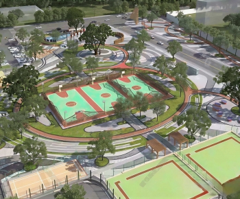 Modern Architectural Bird's-eye View Planning-ID:485178953